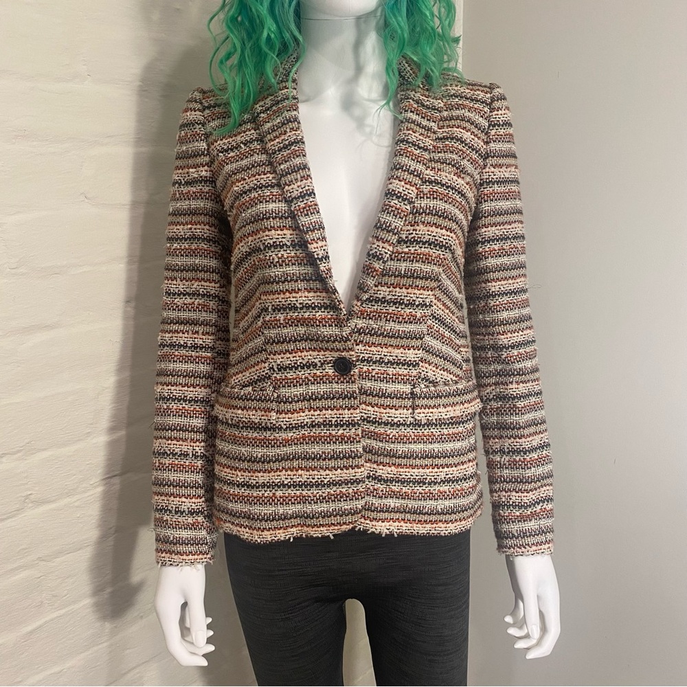 Madewell Tweed Textured Blazer